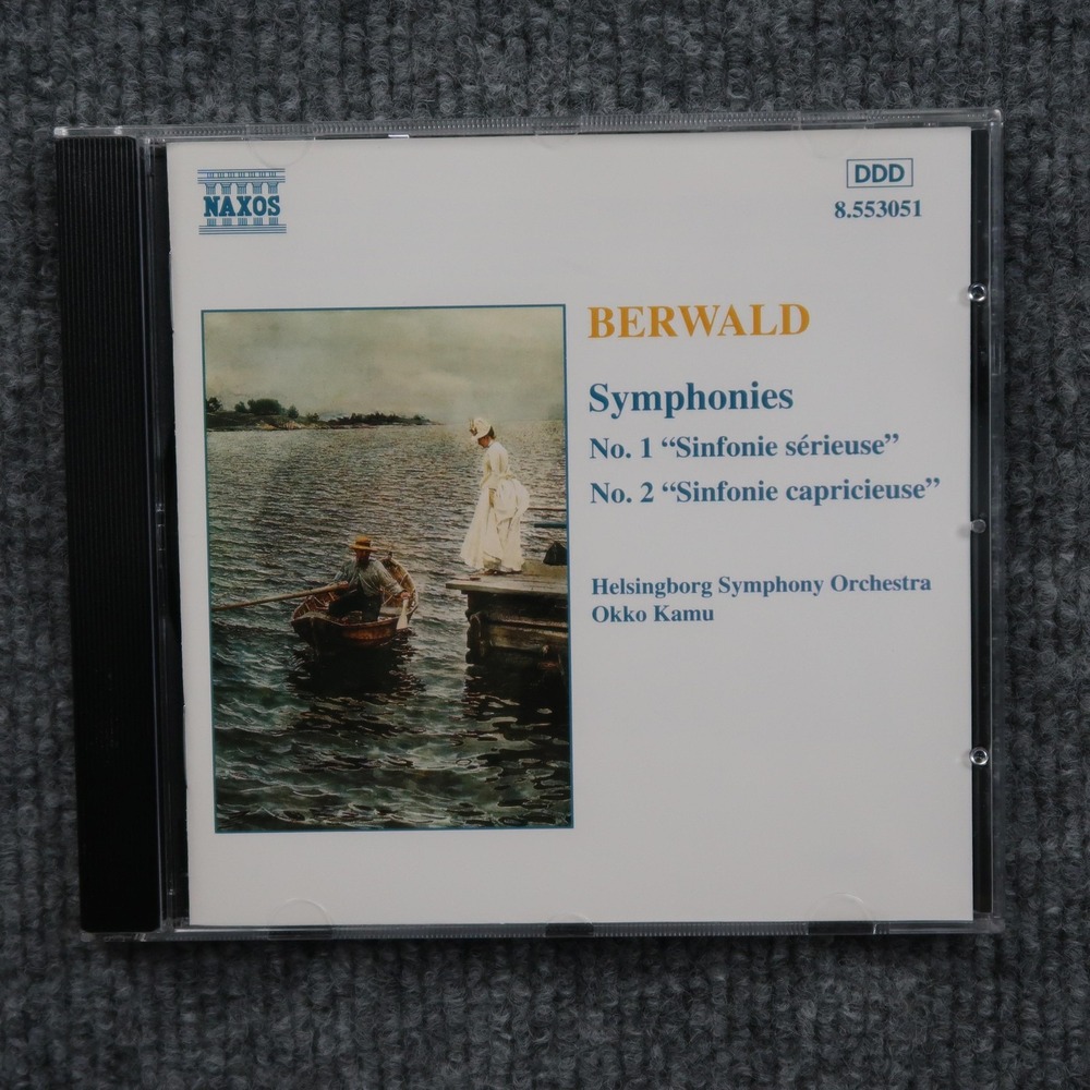 Berwald CD Symphonies Nos 1 and 2 Helsingborg Symphony Okko Kamu Naxos Germany